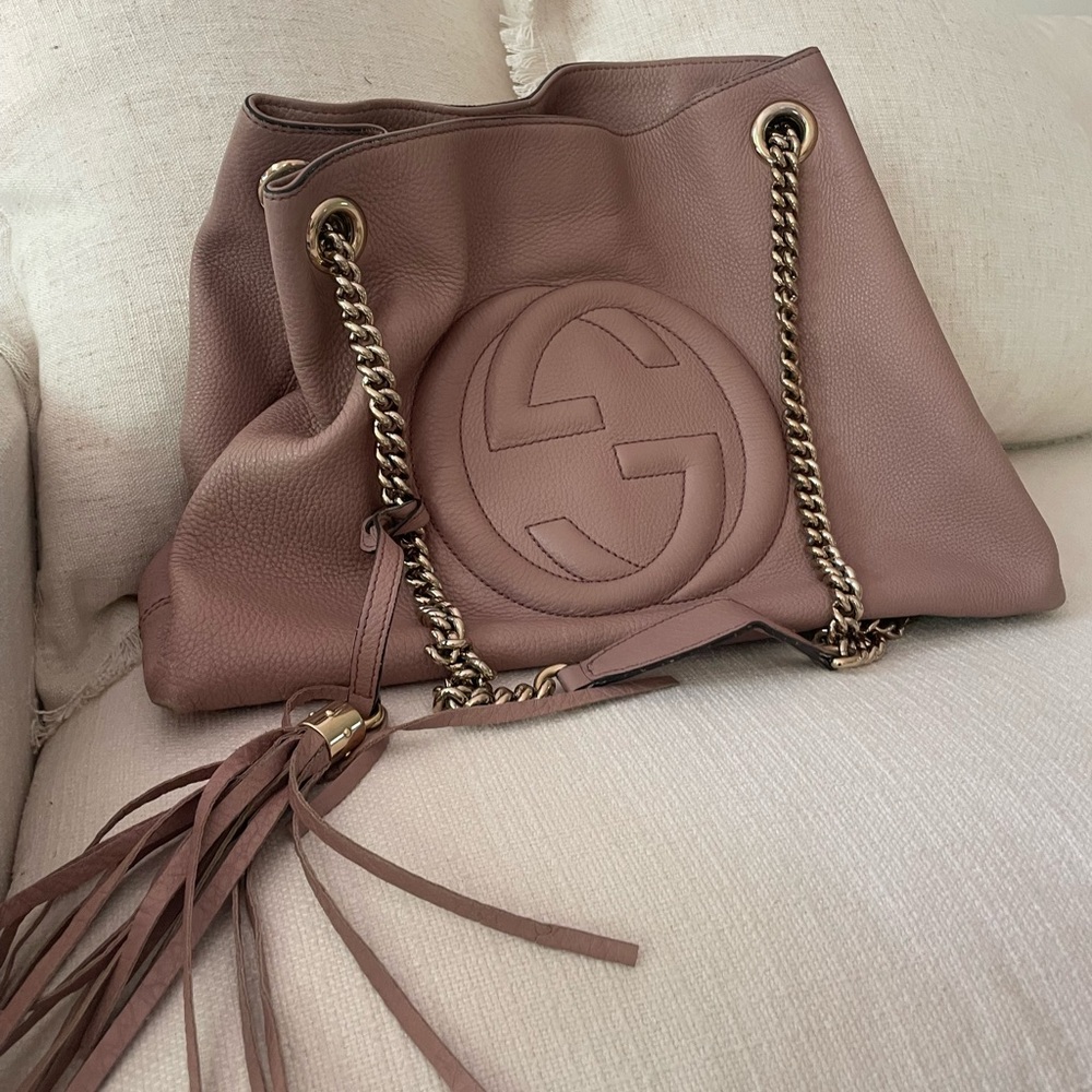 Pink Gucci Soho Crossbody Bag EUC